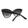 SA106® Womens Thick Plastic Oversized Cat Eye Sunglasses