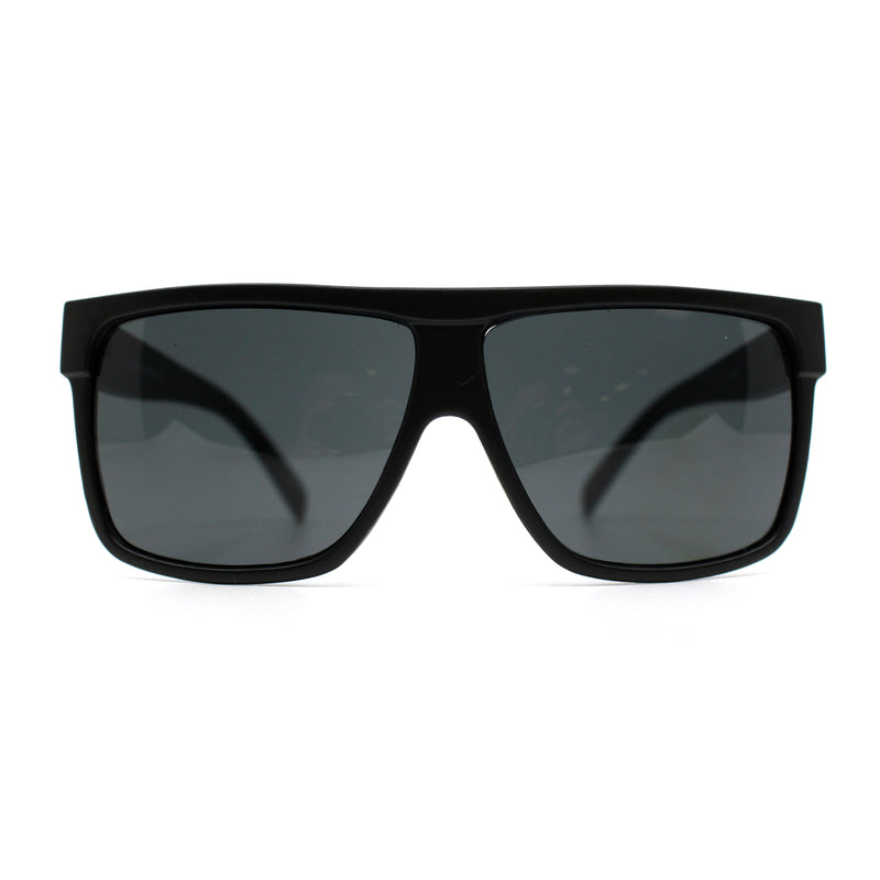 Kush Large Squared Flat Top Mobster Gangster Sunglasses