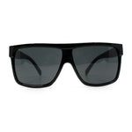 Kush Large Squared Flat Top Mobster Gangster Sunglasses