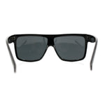 Kush Large Squared Flat Top Mobster Gangster Sunglasses