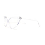 Classy Iconic Gothic Cat Eye Clear Lens Plastic Eye Glasses