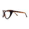 Classy Iconic Gothic Cat Eye Clear Lens Plastic Eye Glasses