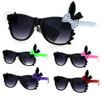 Kids Girls Child Size Bow Bunny Ear Horned Sunglasses