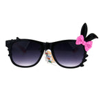 Kids Girls Child Size Bow Bunny Ear Horned Sunglasses