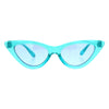 Girls Kid Size Gothic Cat Eye Pimp Color Lens Plastic Sunglasses