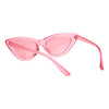 Girls Kid Size Gothic Cat Eye Pimp Color Lens Plastic Sunglasses