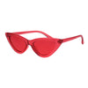 Girls Kid Size Gothic Cat Eye Pimp Color Lens Plastic Sunglasses