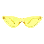 Girls Kid Size Gothic Cat Eye Pimp Color Lens Plastic Sunglasses