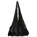 Trendy Chic Pineapple Pleated Tote Hand Bag