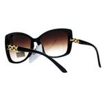 VG Eyewear Diva Jewel Chain Hinge Arm Butterfly Sunglasses