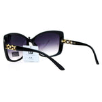 VG Eyewear Diva Jewel Chain Hinge Arm Butterfly Sunglasses