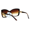 VG Eyewear Diva Jewel Chain Hinge Arm Butterfly Sunglasses