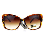 VG Eyewear Diva Jewel Chain Hinge Arm Butterfly Sunglasses
